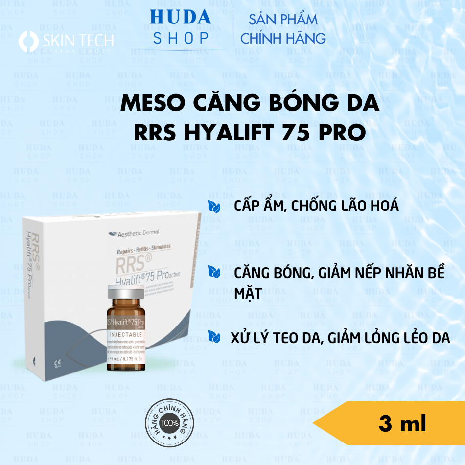 MESO CĂNG BÓNG DA RRS HYALIFT SKIN TECH 75 PRO 5ML