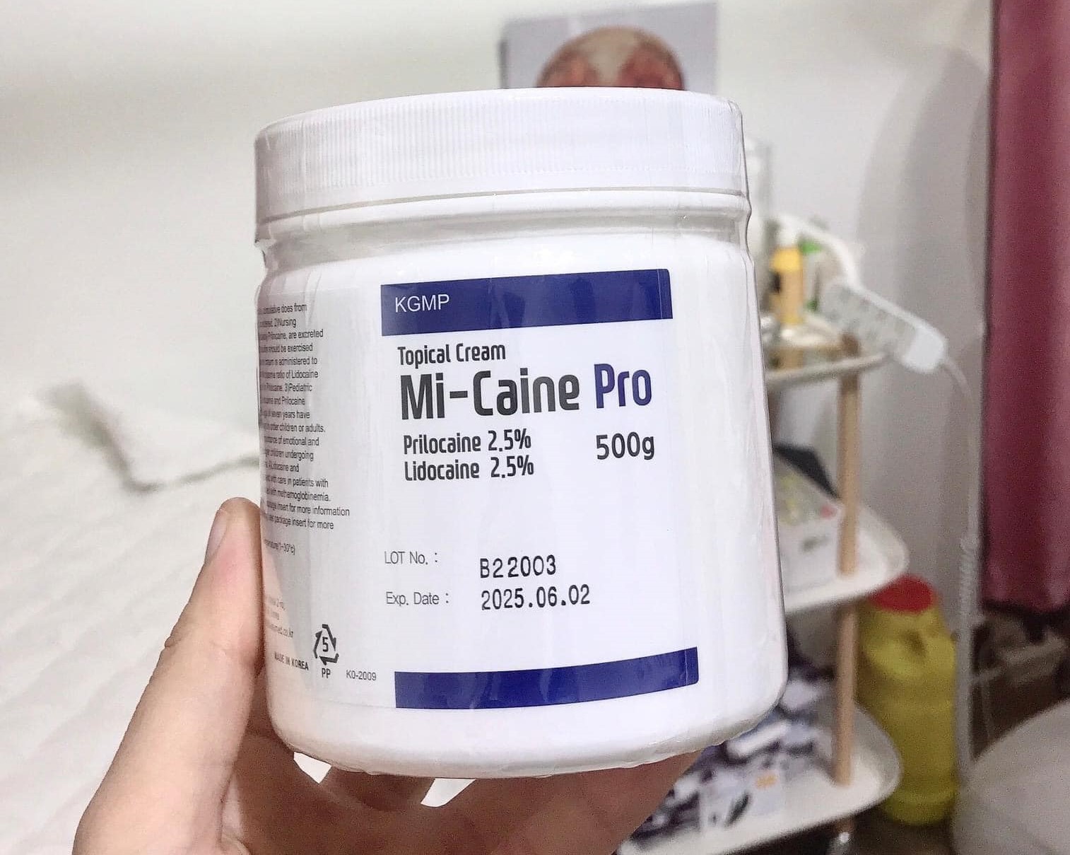 Kem Ủ Tê Mặt Mi Caine Pro Hàn Quốc 500g