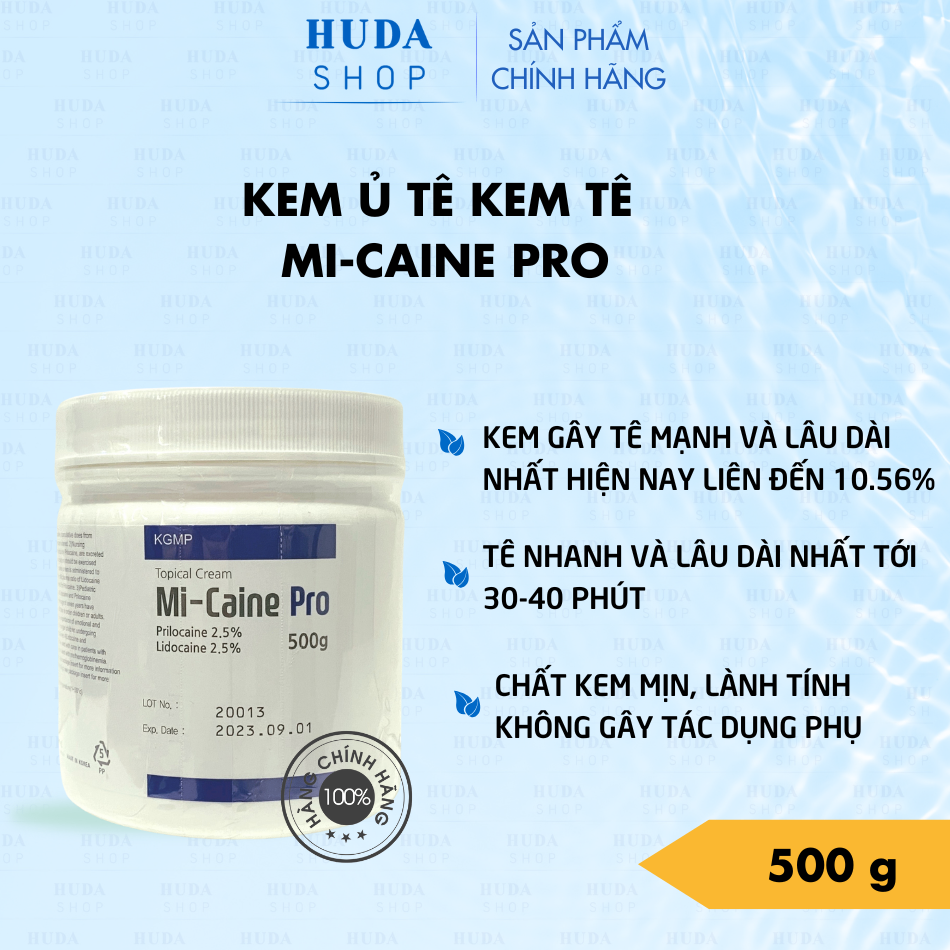 Kem Ủ Tê Mặt Mi Caine Pro Hàn Quốc 500g