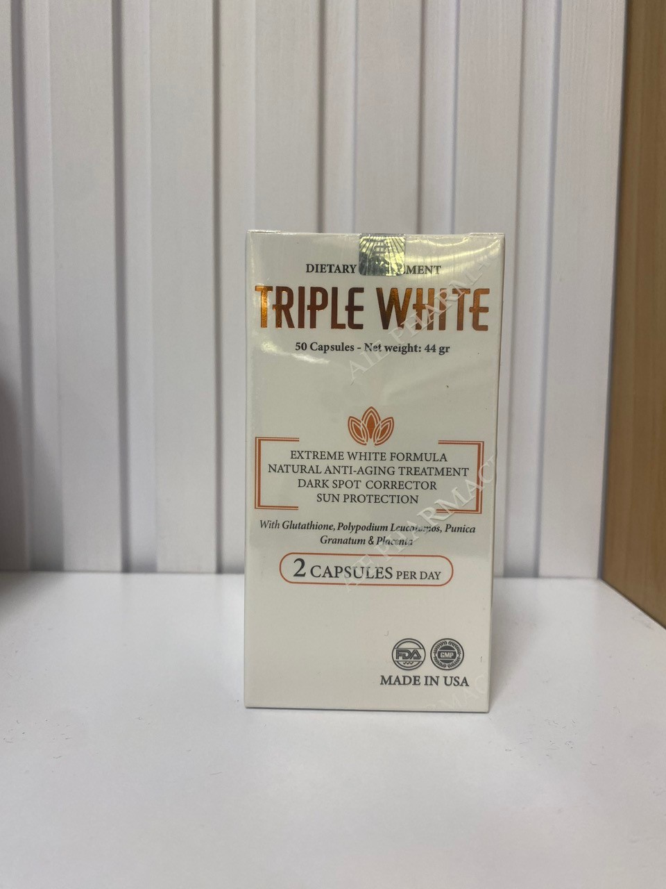 Viên Uống Sáng Da Mờ Nám Triple White 60 viên