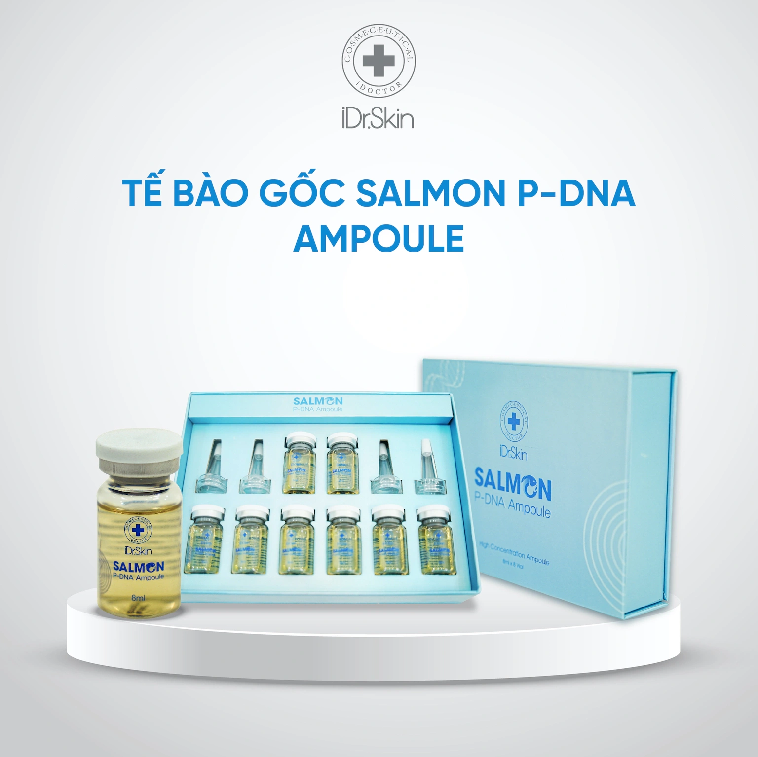 Tế bào gốc cá hồi Idr.Skin Salmon P-DNA Ampoule