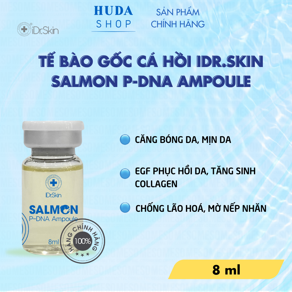 Tế bào gốc cá hồi Idr.Skin Salmon P-DNA Ampoule