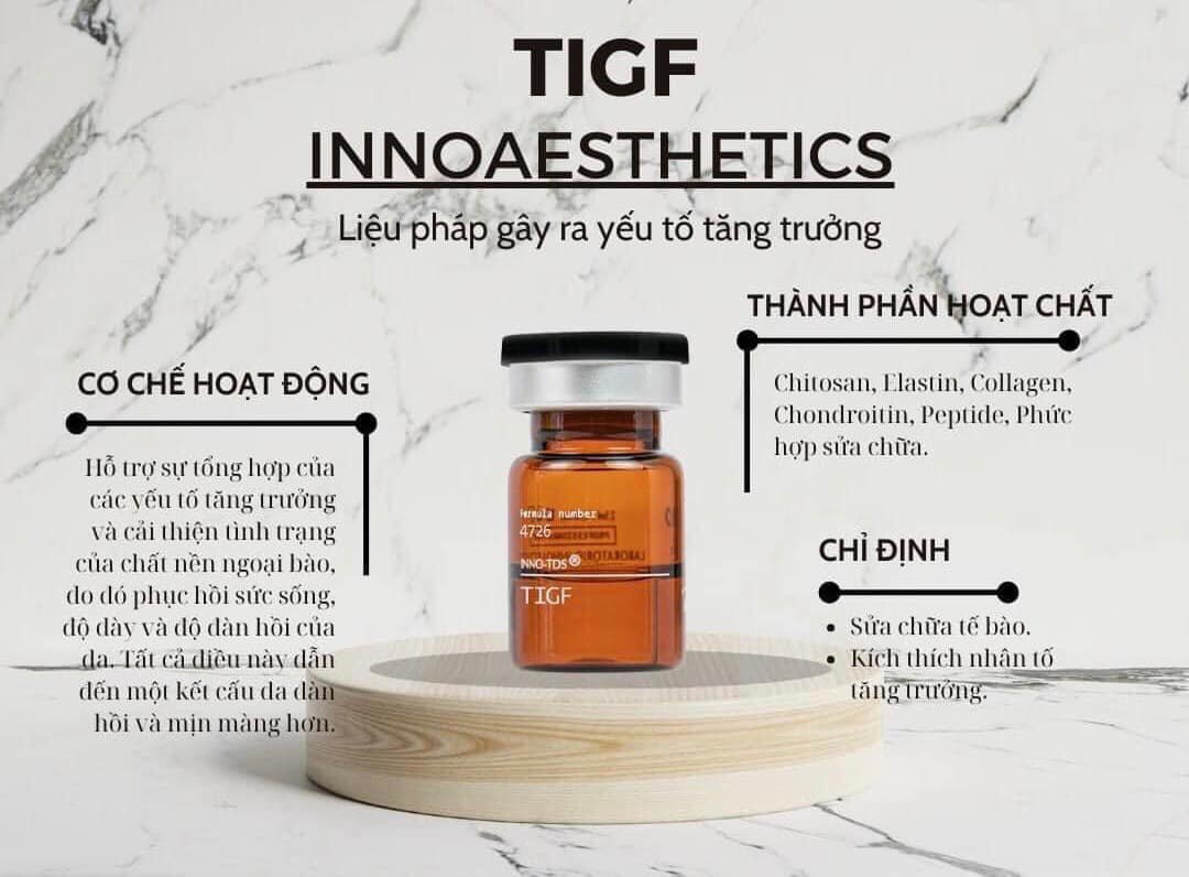 Meso Innoathestics TIGF phục hồi, trẻ hoá da