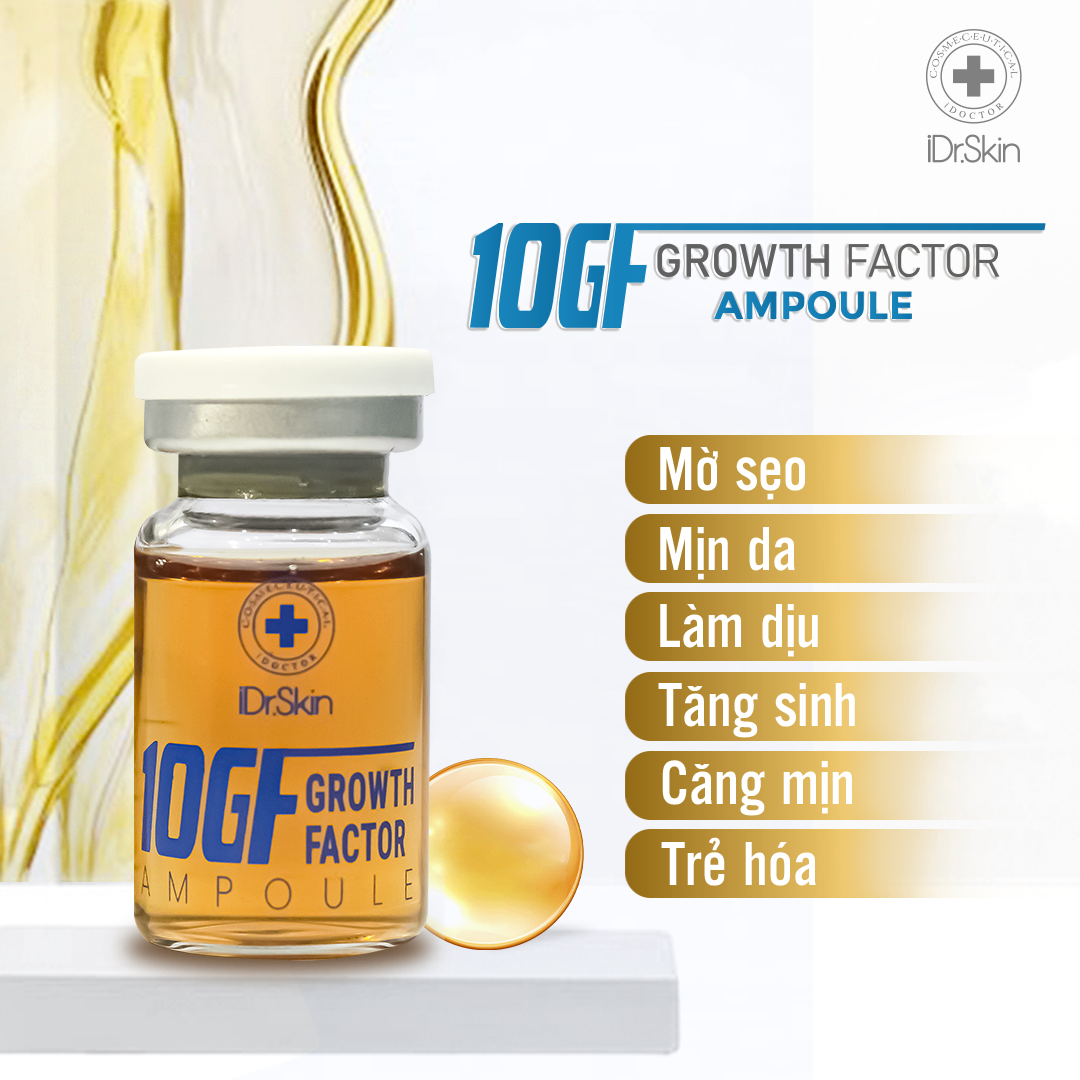 Tinh chất tế bào gốc trị sẹo rỗ Idr.Skin 10GF Growth Factor 10ml