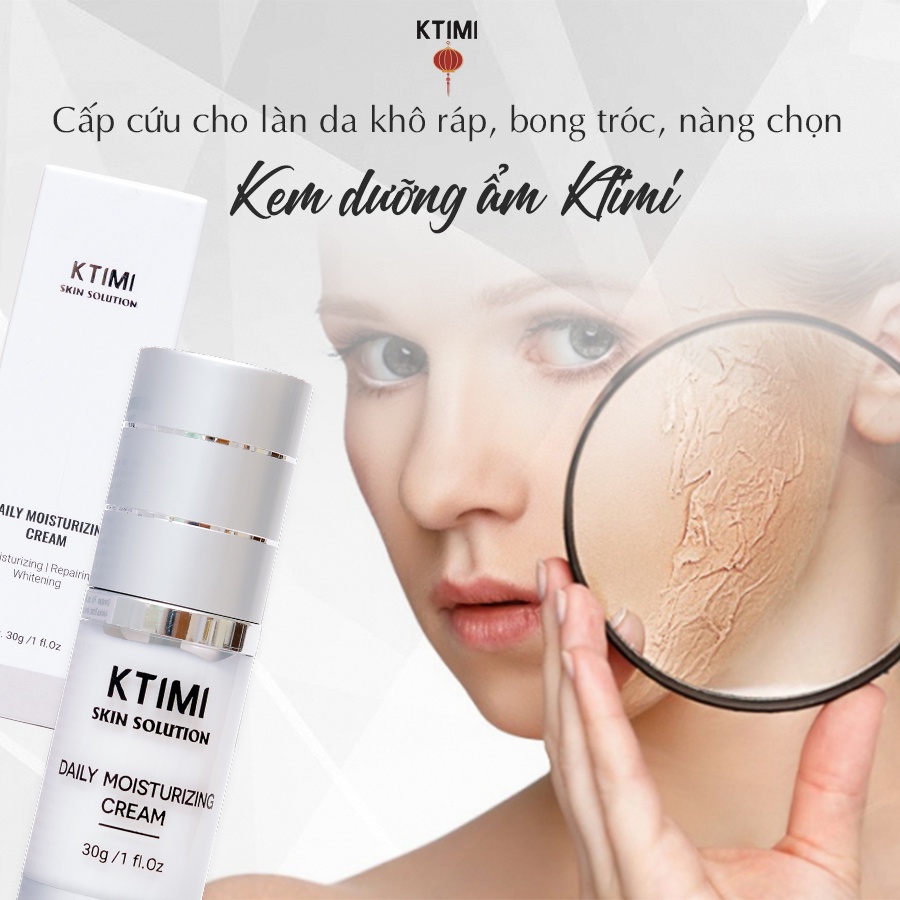 Kem dưỡng ẩm phục hồi da KTIMI Daily Moisturizing Cream