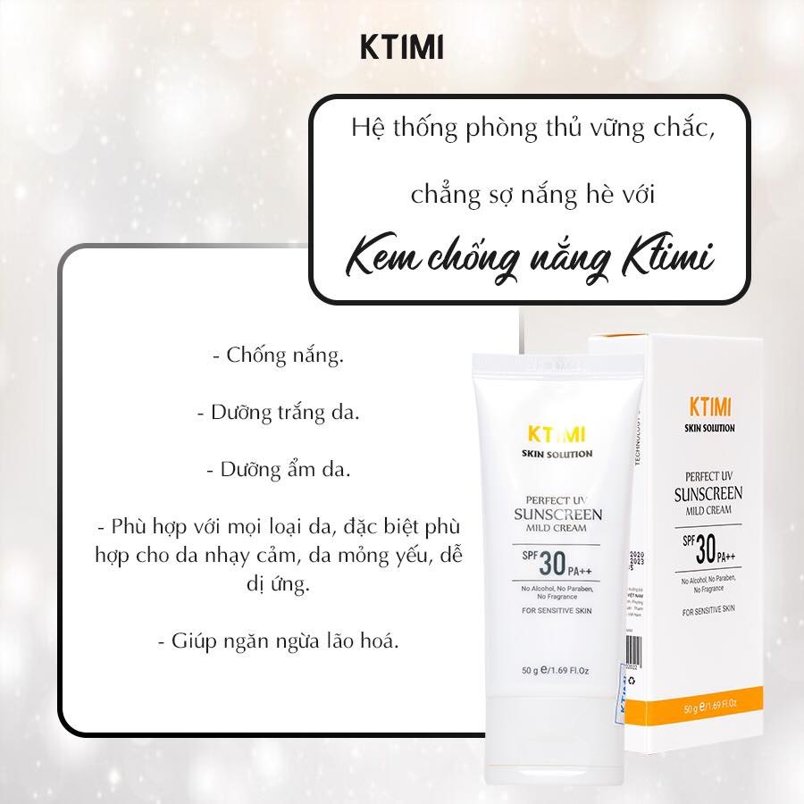 Kem chống nắng KTIMI Perfect UV Sunscreen SPF30 PA++