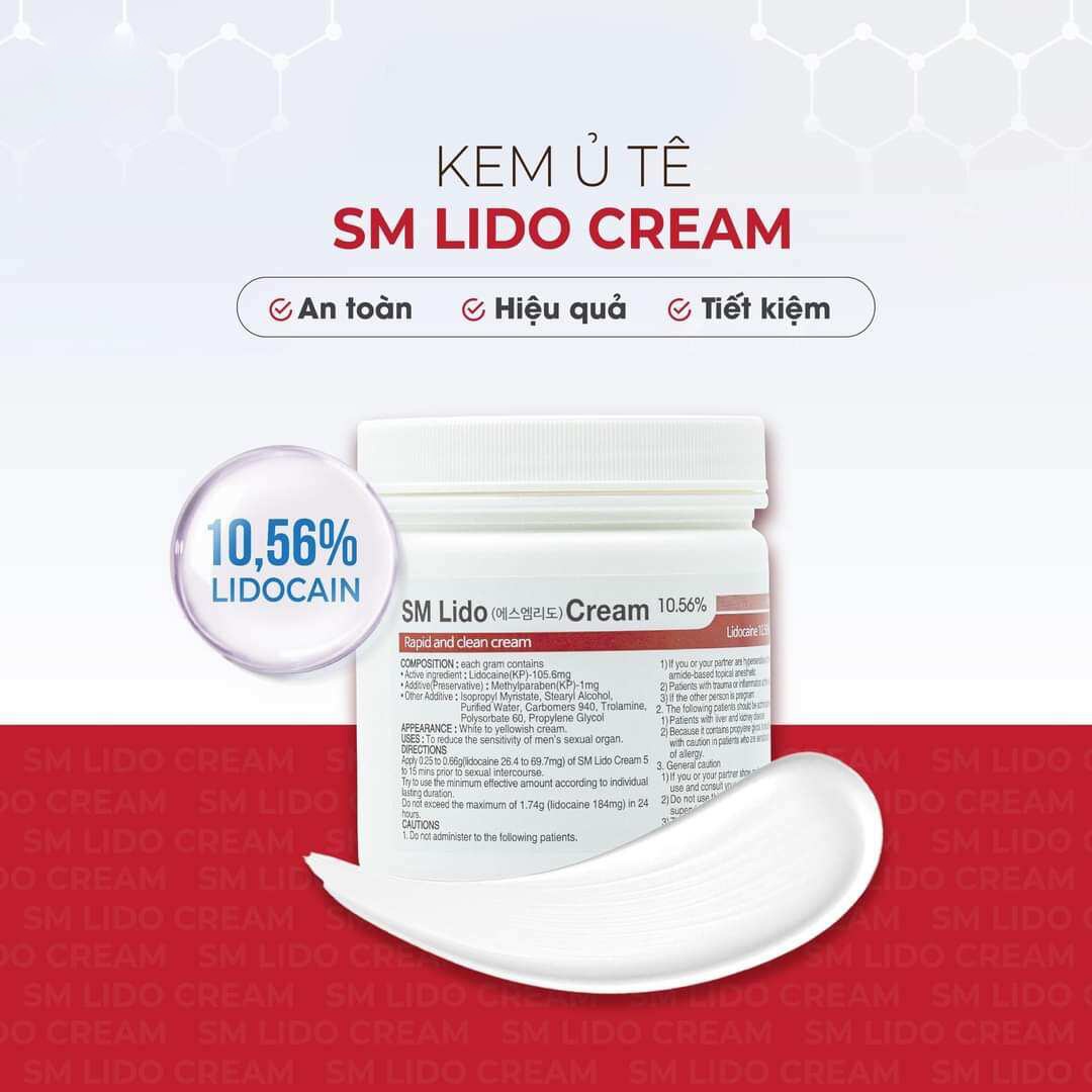 Kem ủ tê SM Lido Cream chuẩn Hàn Quốc