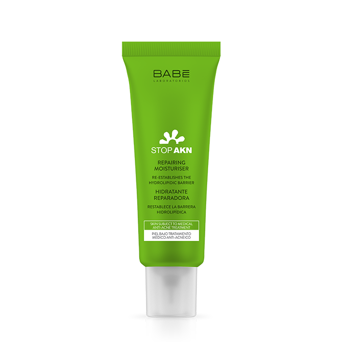 Kem Dưỡng Ẩm Phục Hồi Cho Da Mụn Laboratorios BABE Stop AKN Repairing Moisturiser