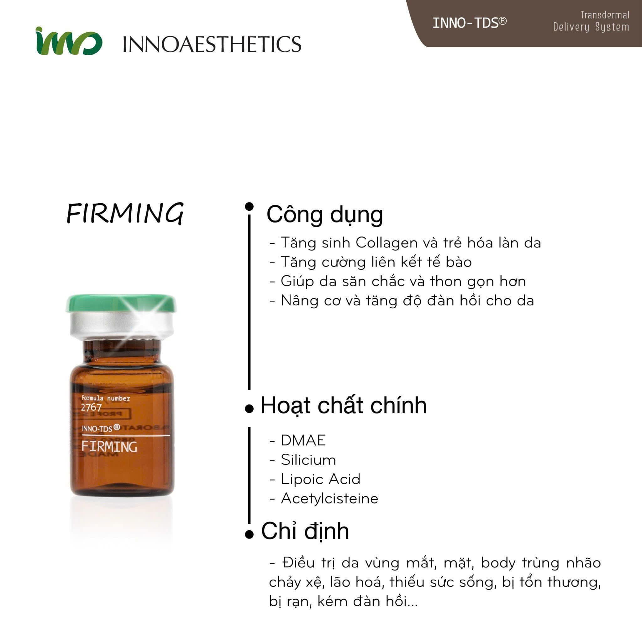 Meso Innoathestics FIRMING hoạt chất săn chắc, thon gọn cho mặt và body