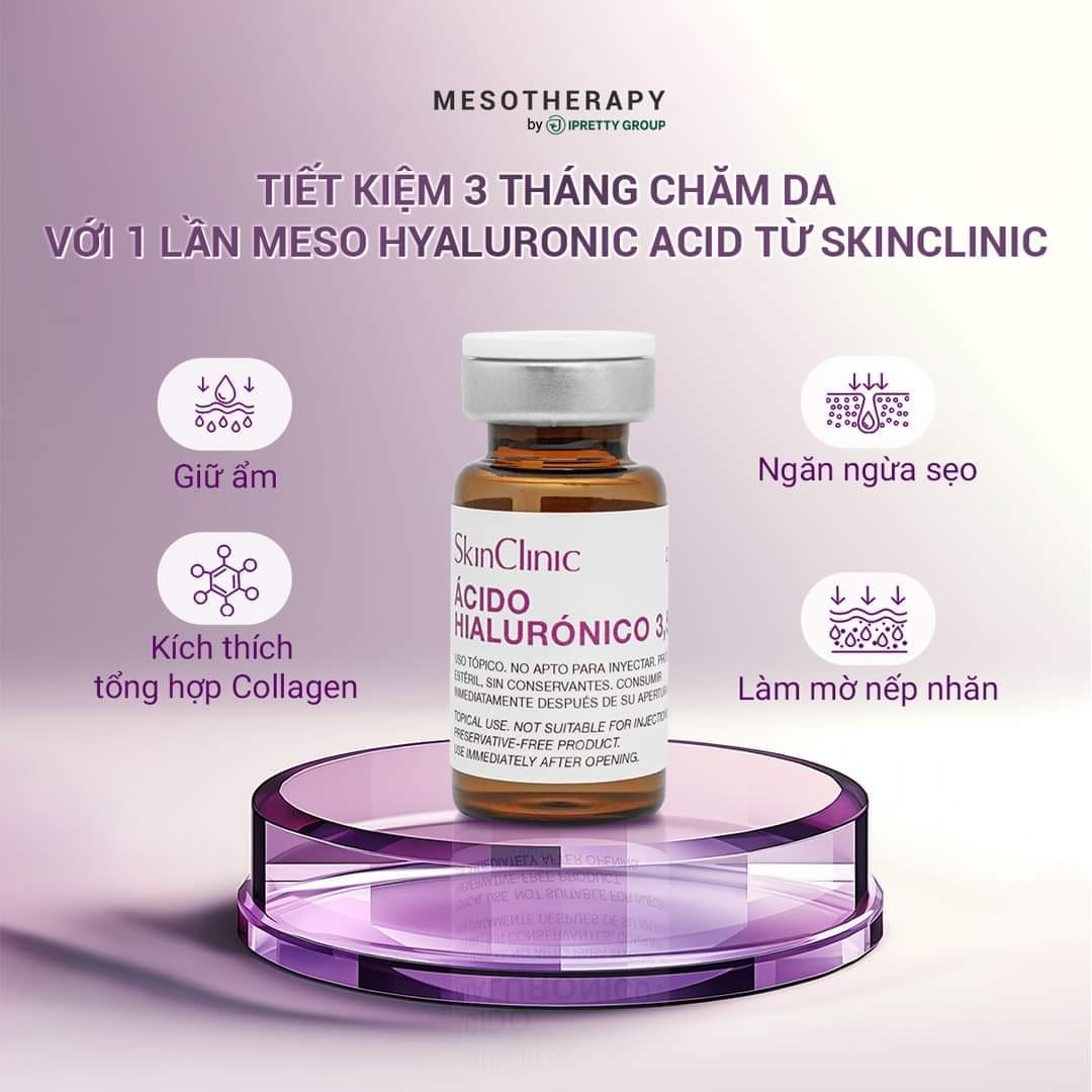 HYALURONIC ACID 3.5% MESO SKINCLINIC - TINH CHẤT CĂNG BÓNG, TRẺ HÓA DA 1 LỌ