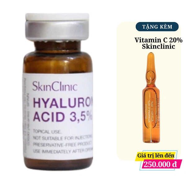 HYALURONIC ACID 3.5% MESO SKINCLINIC - TINH CHẤT CĂNG BÓNG, TRẺ HÓA DA 1 LỌ