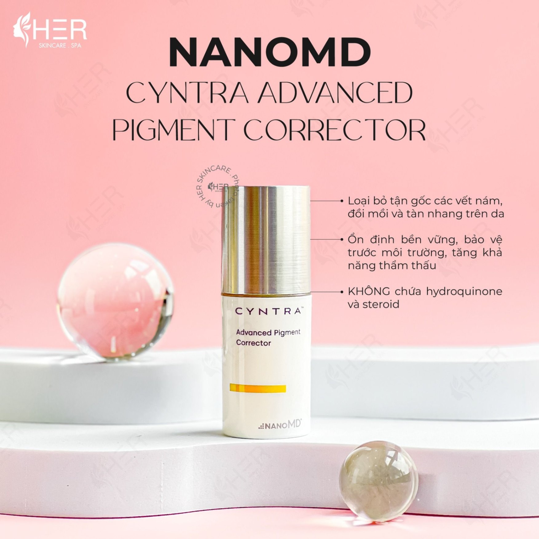 Kem trị nám NanoMD Cyntra Advanced Pigment Corrector