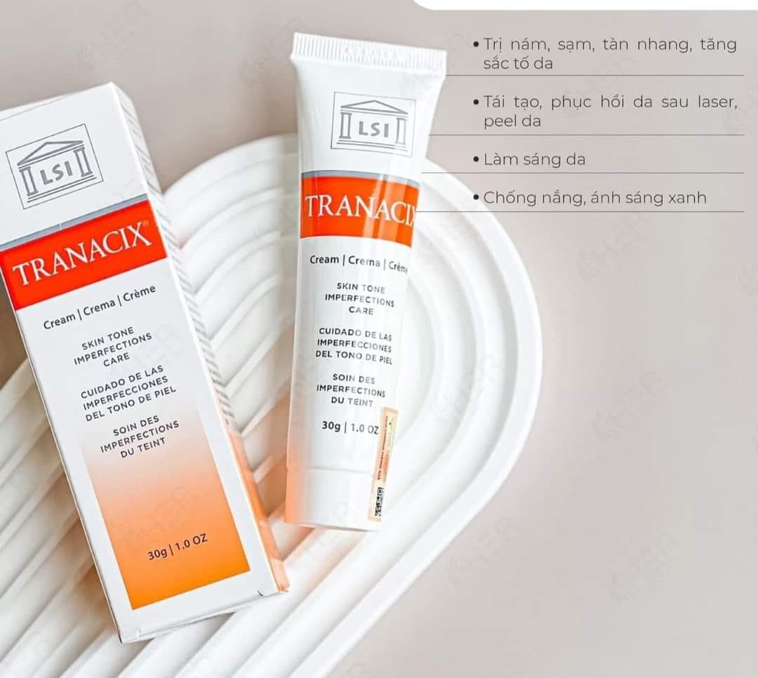 Kem dưỡng mờ nám da Tranacix Crema Facial