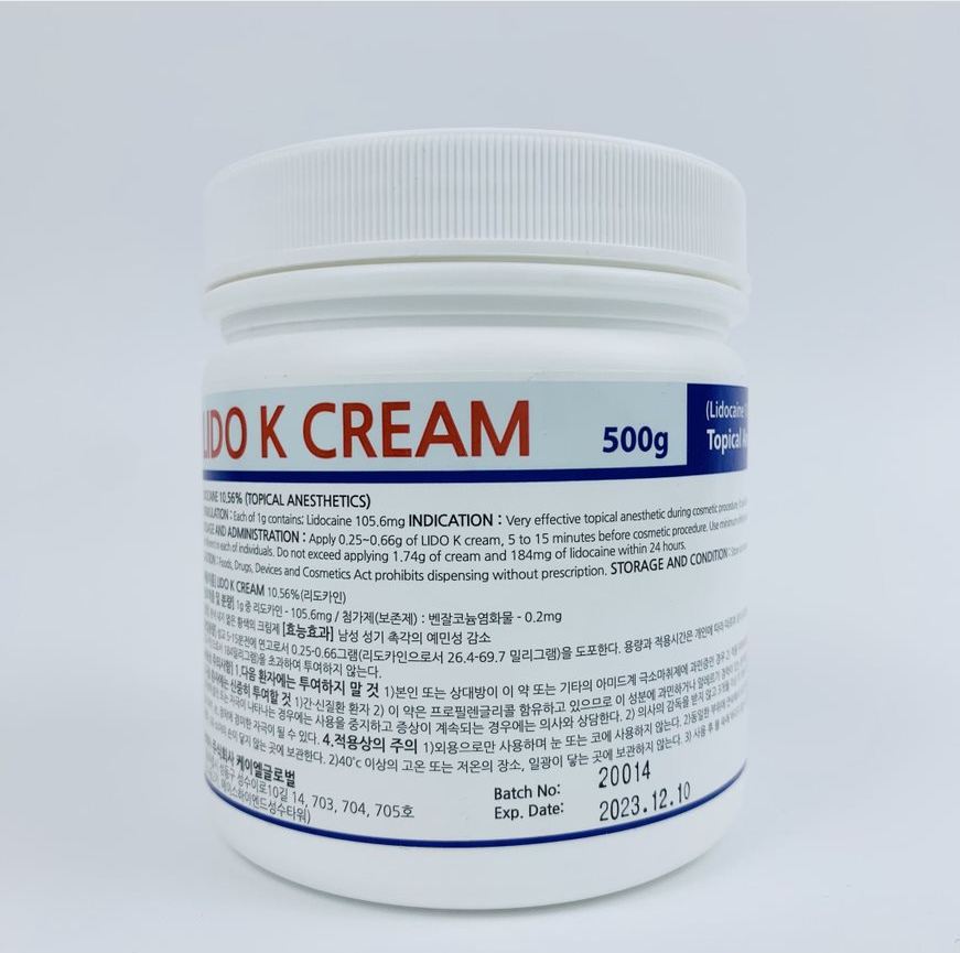 Kem ủ tê trắng Lido K Cream 10.56% chuẩn Hàn Quốc