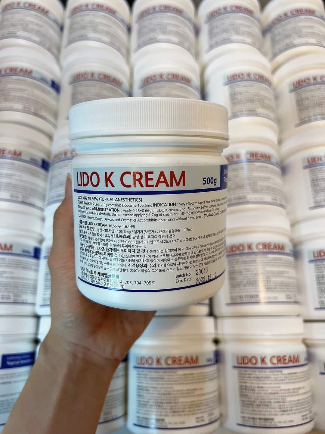 Kem ủ tê trắng Lido K Cream 10.56% chuẩn Hàn Quốc