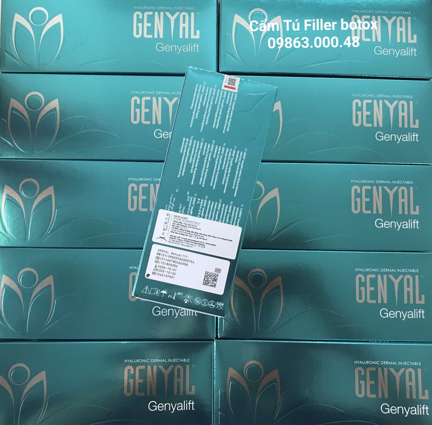 Meso Genyalift – Skin Booster thu nhỏ lỗ chân lông, trẻ hóa Genyal Thuỵ Sĩ - 1 lọ