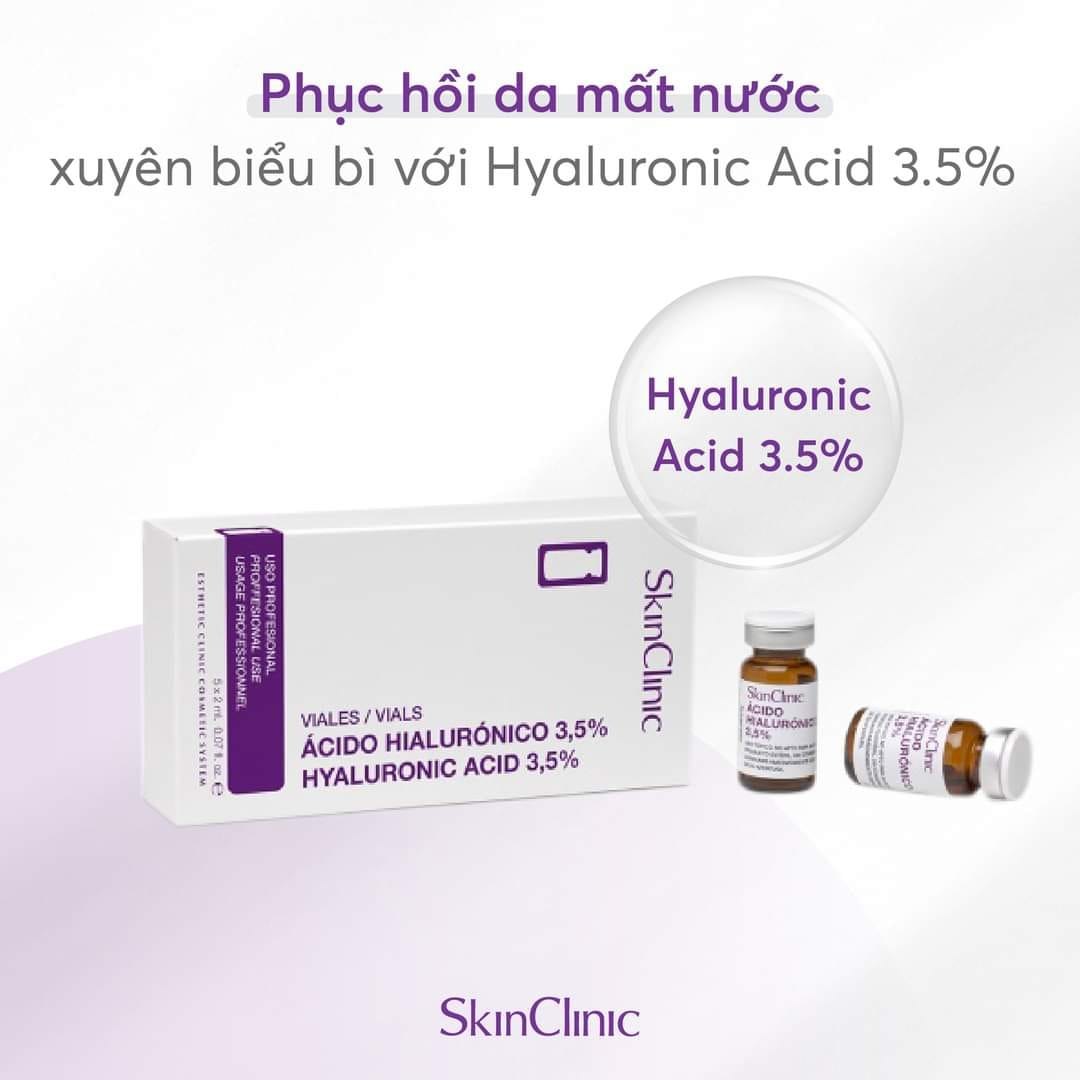 HYALURONIC ACID 3.5% MESO SKINCLINIC - TINH CHẤT CĂNG BÓNG, TRẺ HÓA DA 1 LỌ