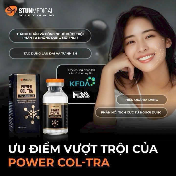 Bột chỉ tăng sinh, làm đầy PLLA Power Col-Tra