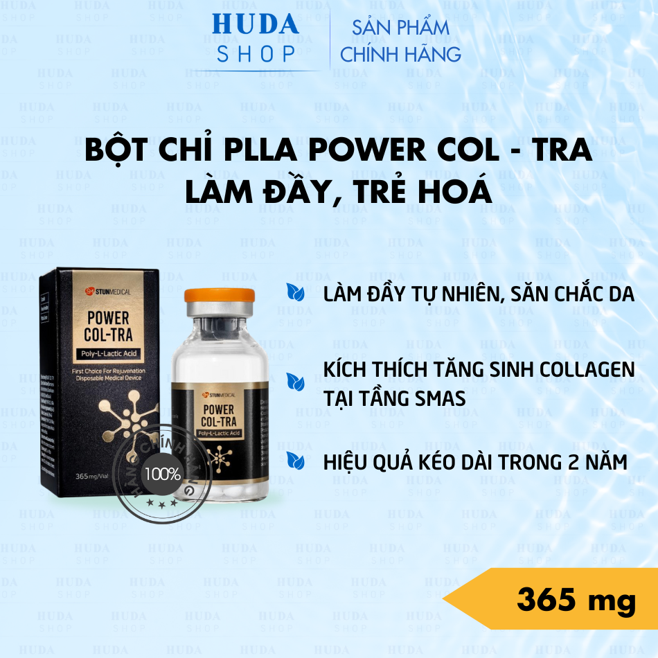 Bột chỉ tăng sinh, làm đầy PLLA Power Col-Tra