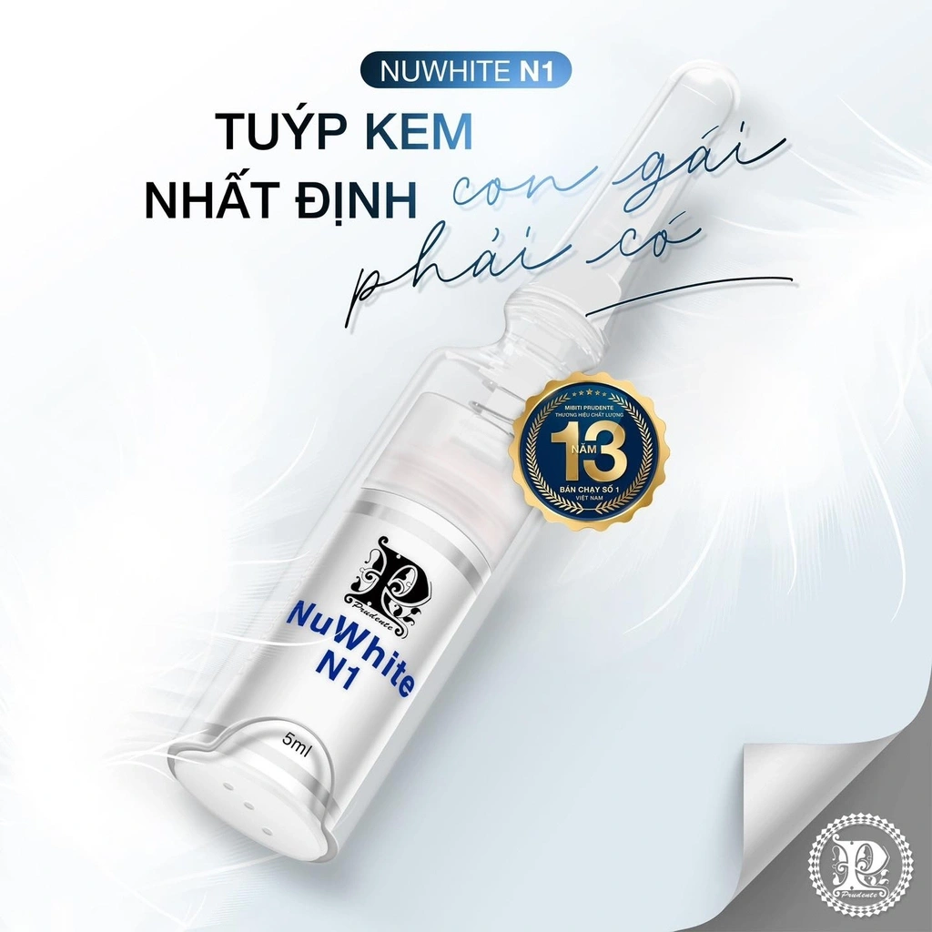 Kem Dưỡng Hồng Nhũ Hoa Mibiti Prudente Nuwhite N1 5ml