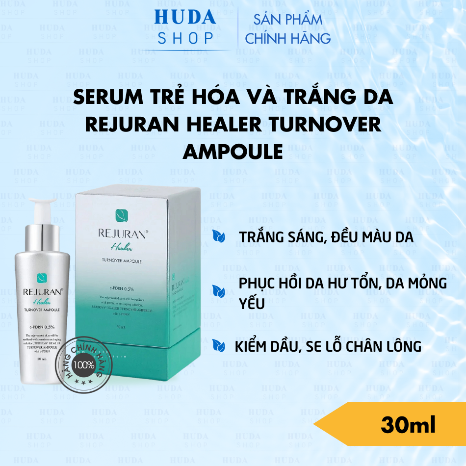 Serum Trẻ Hóa Và Trắng Da Rejuran Healer Turnover Ampoule 30ml