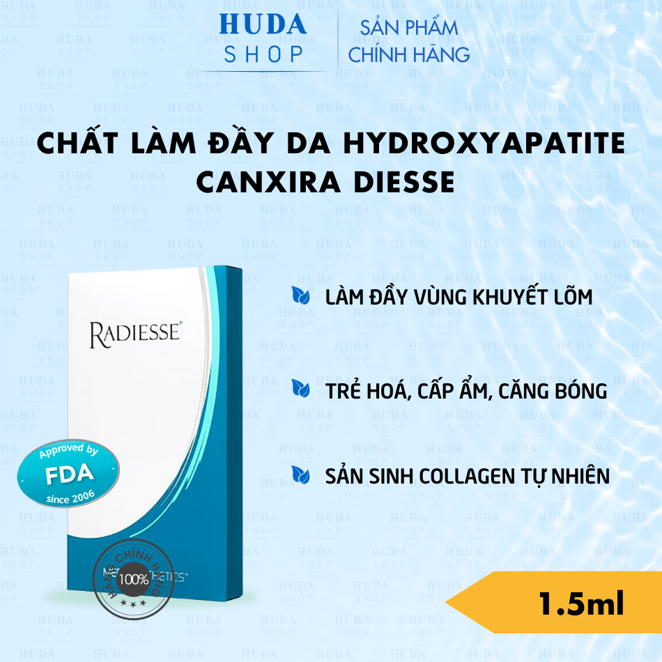 Chất làm đầy RADIESSE® Canxi Hydroxylapatite CaHA 1.5ml