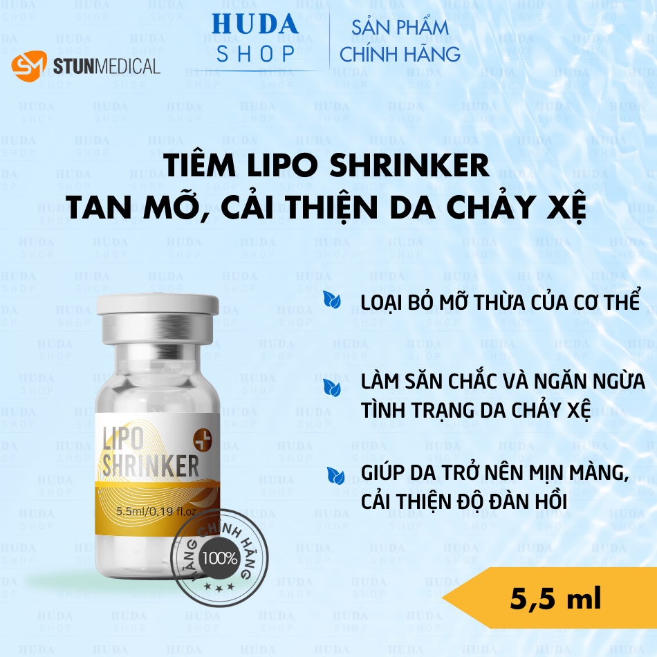 Meso giảm mỡ, cải thiện da xệ Lipo Shrinker lọ 5,5ml