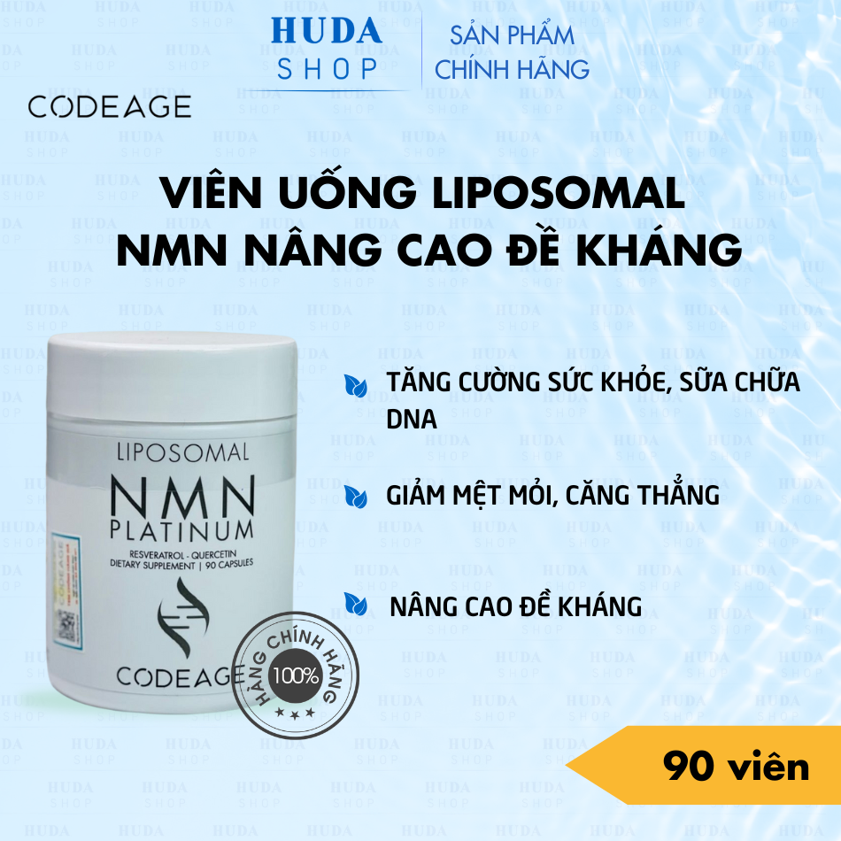 Viên chống lão hoá Codeage Liposomal NMNViên chống lão hoá