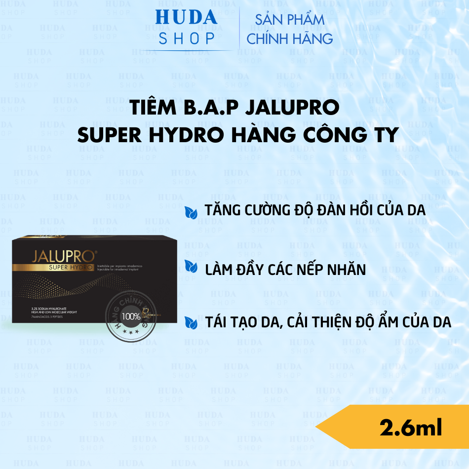 JALUPRO SUPER HYDRO - TINH CHẤT NÂNG CƠ VÀ TRẺ HÓA DA HÀNG CÔNG TY