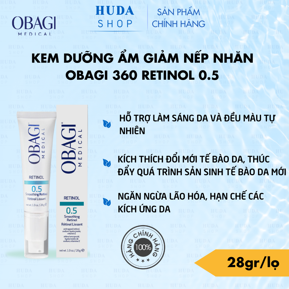 Kem chống lão hóa da Obagi Retinol 0.5 28g