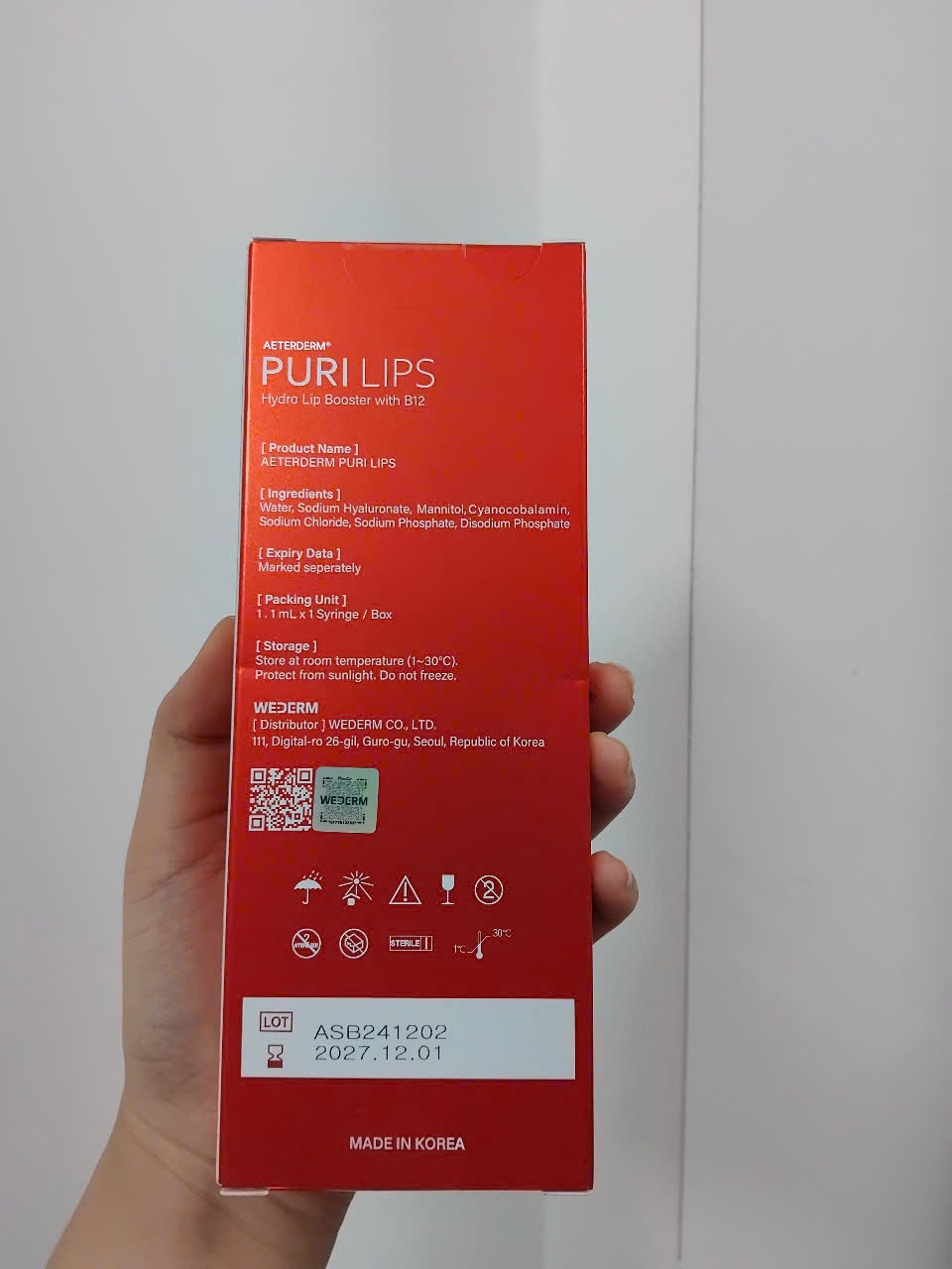 Tinh chất hồng môi Puri Lips - Hộp 1ml
