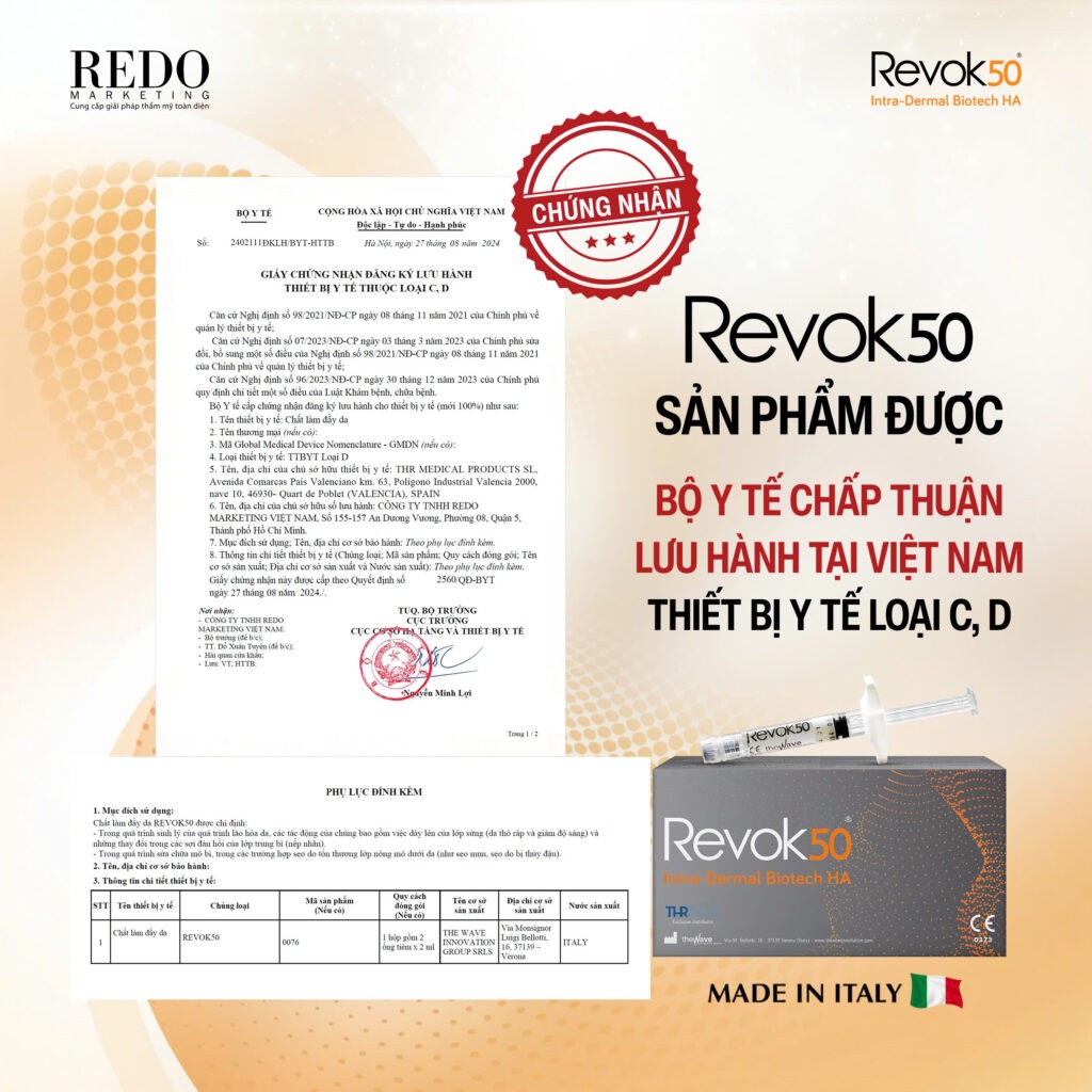 REVOK50 - Tinh chất nâng cơ, trẻ hoá toàn diện