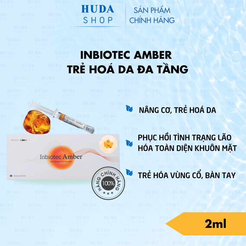 Tiêm B.A.P trẻ hoá đa tầng Inbiotec Amber