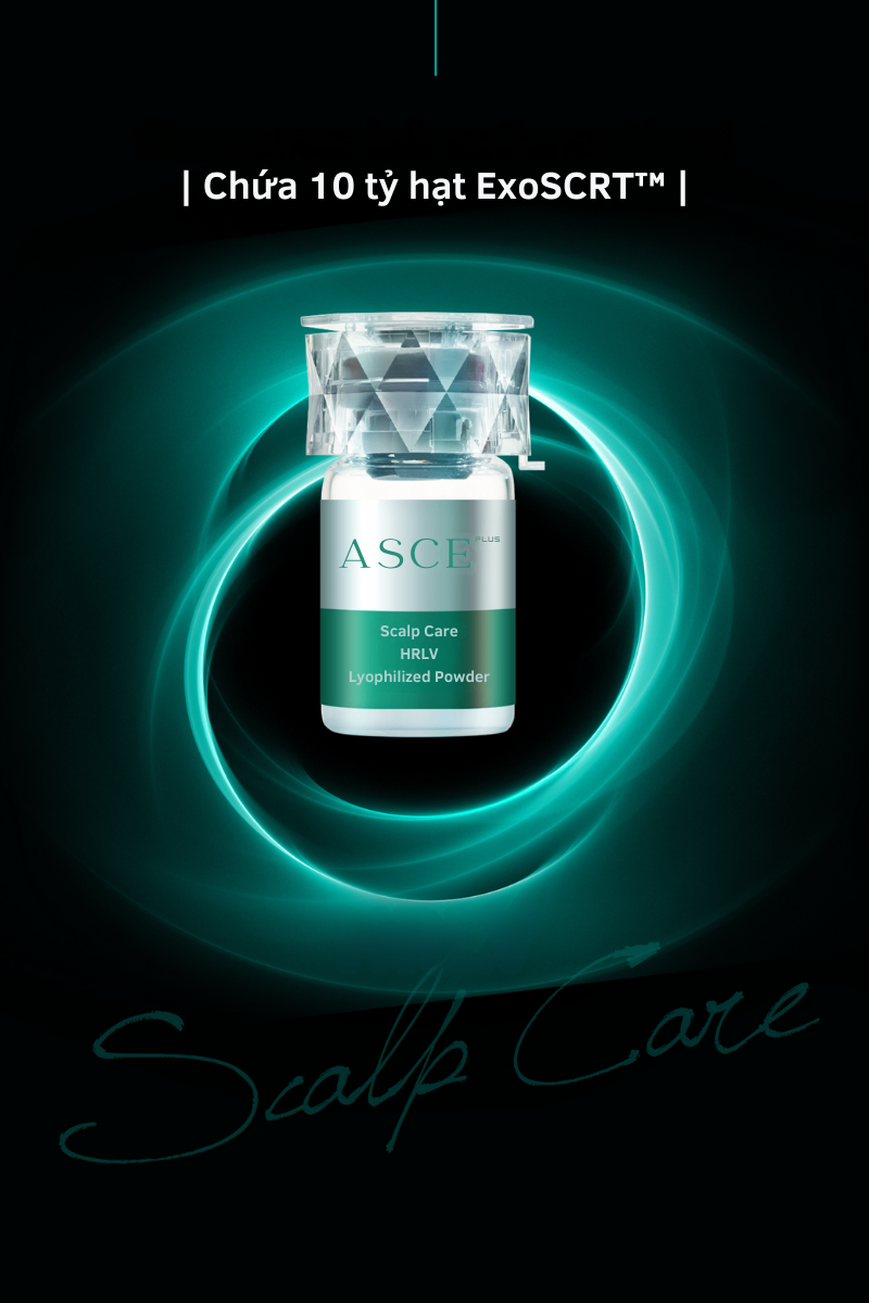 ASCE Plus HRLV – Giải Pháp Exosome Chăm Sóc Chuyên Nghiệp Cho Tóc & Da Đầu