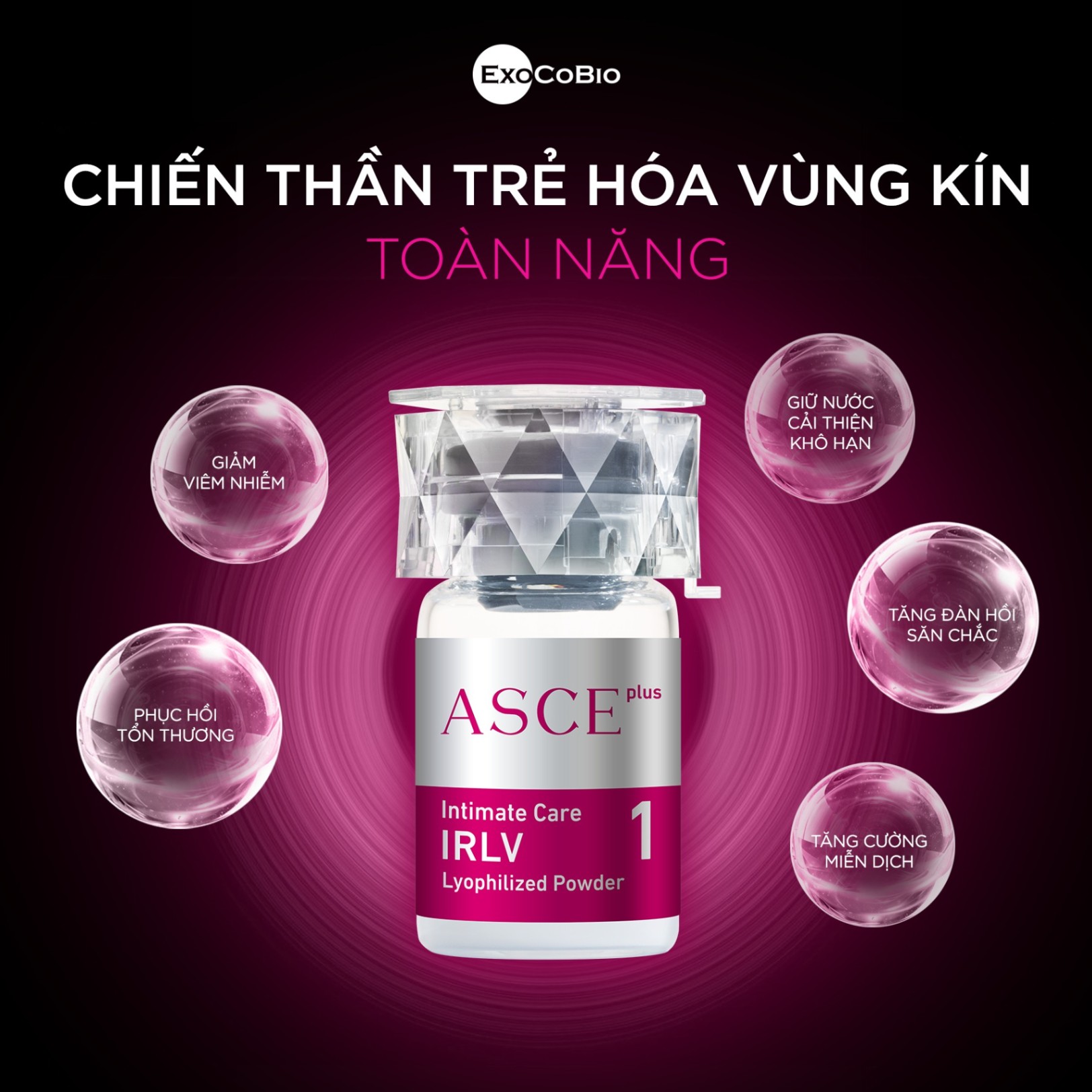 ASCE Plus IRLV – Trẻ Hóa & Khôi Phục Sức Khỏe Vùng Kín