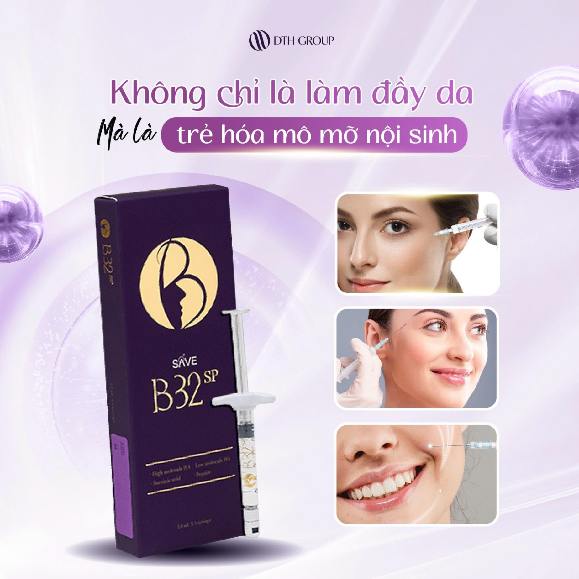 SAVE B32 SP - LIỆU PHÁP TRẺ HOÁ MÔ MỠ SINH HỌC
