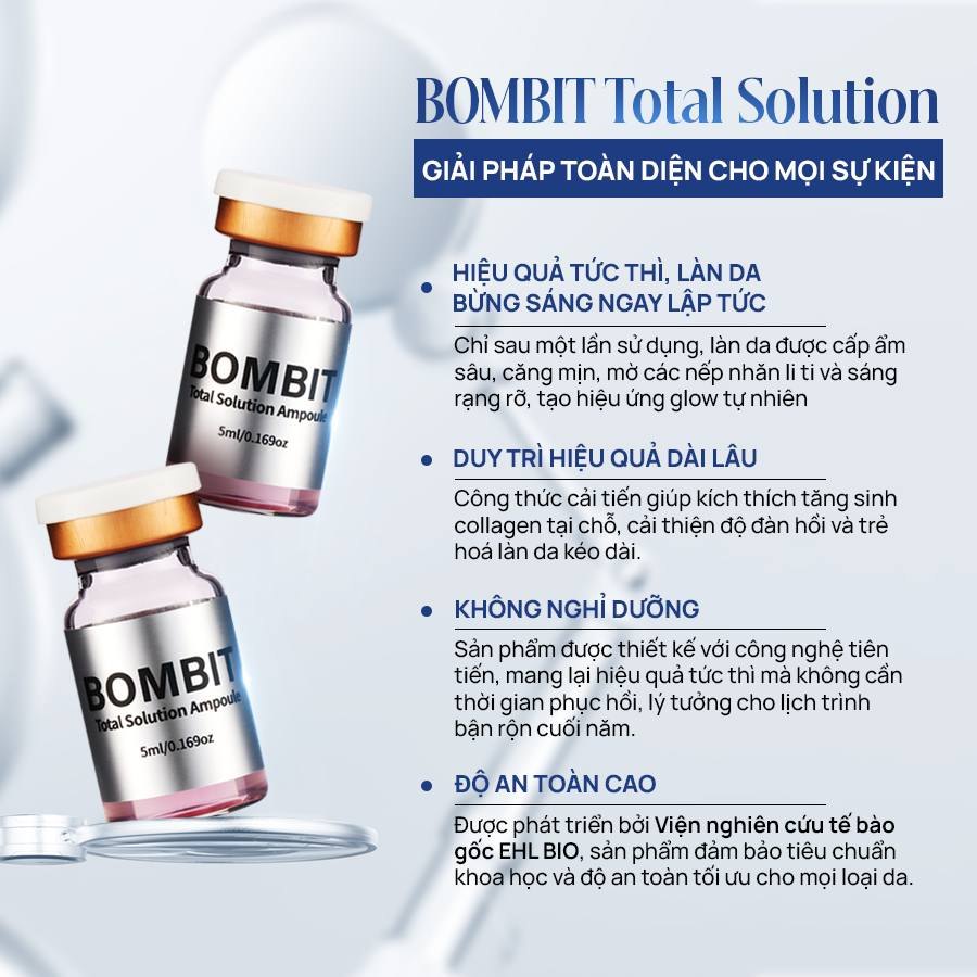 BOMBIT TOTAL SOLUTION AMPOULE TÁI TẠO DA TỔN THƯƠNG