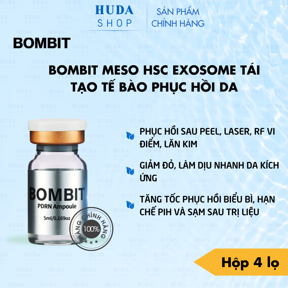 BOMBIT PDRN Meso trẻ hóa da từ tế bào gốc cá hồi