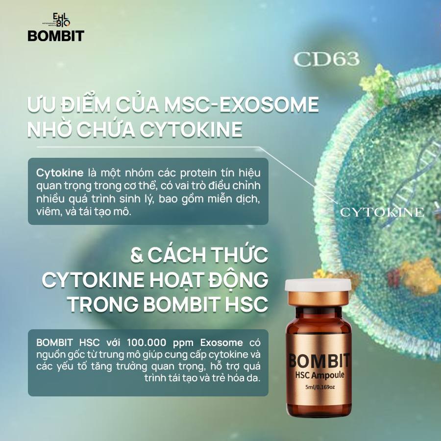 Bombit Meso HSC Exosome tái tạo tế bào phục hồi da