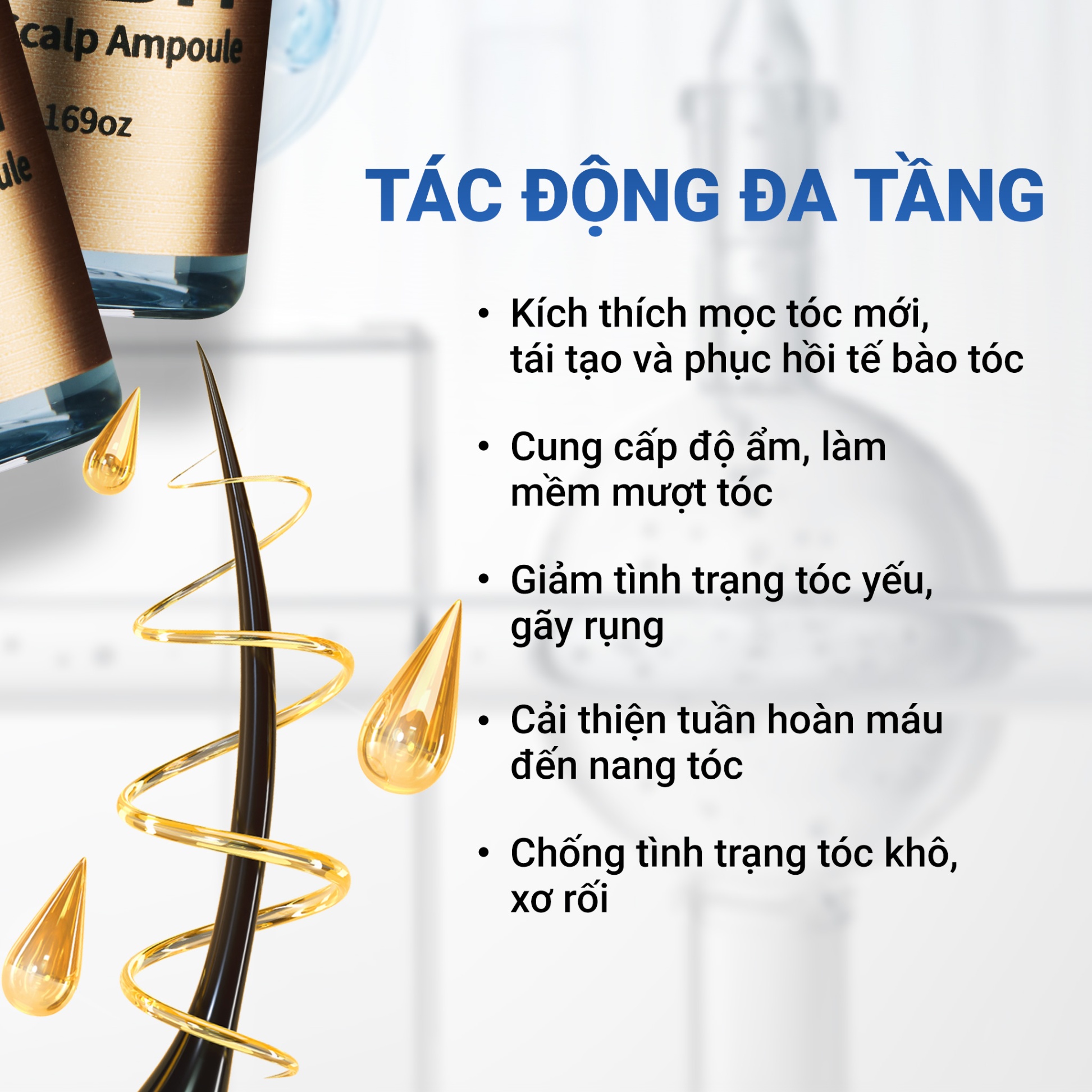 Bombit Hair Meso MSC Exosome hổ trợ mọc tóc, giảm rụng tóc
