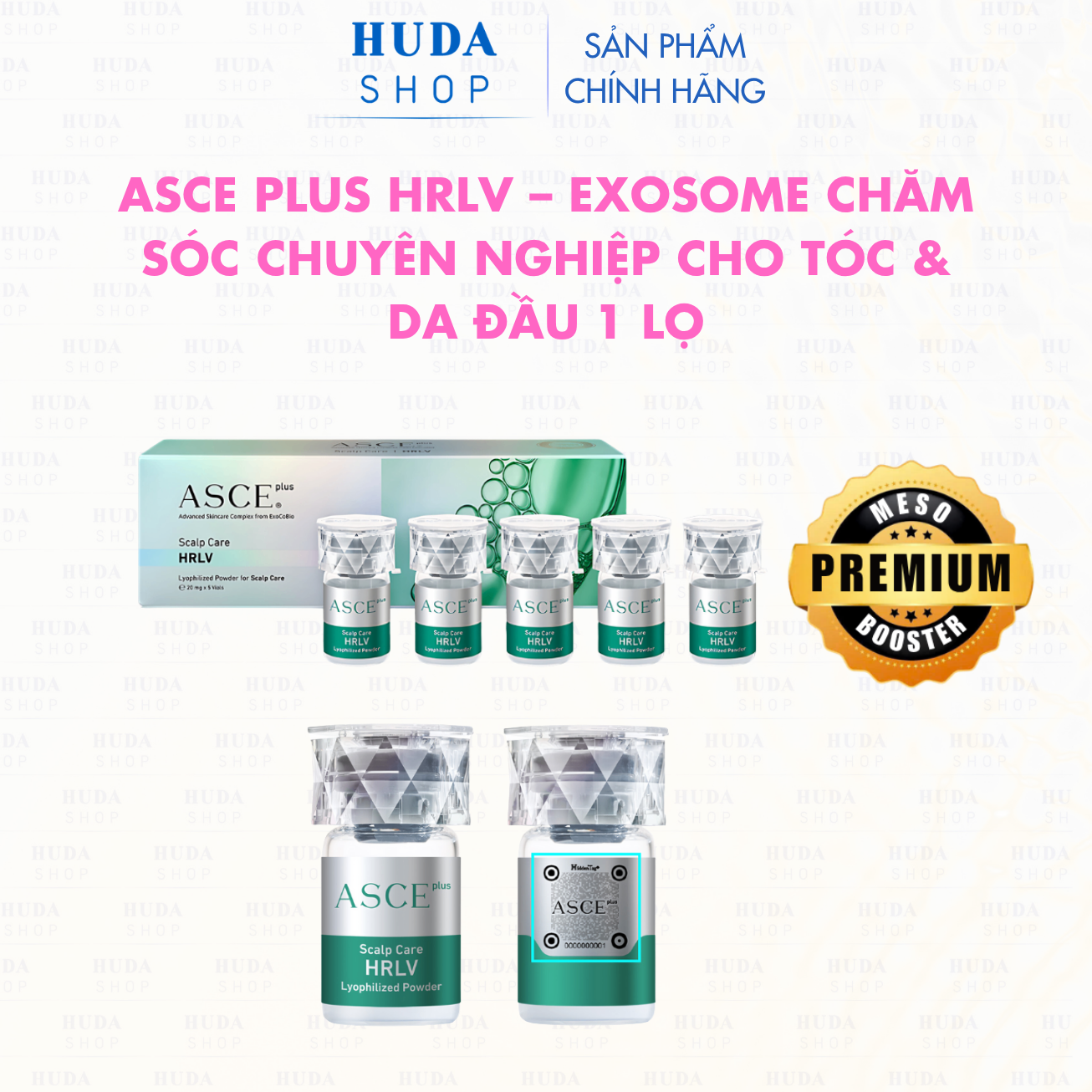 ASCE Plus HRLV – Giải Pháp Exosome Chăm Sóc Chuyên Nghiệp Cho Tóc & Da Đầu