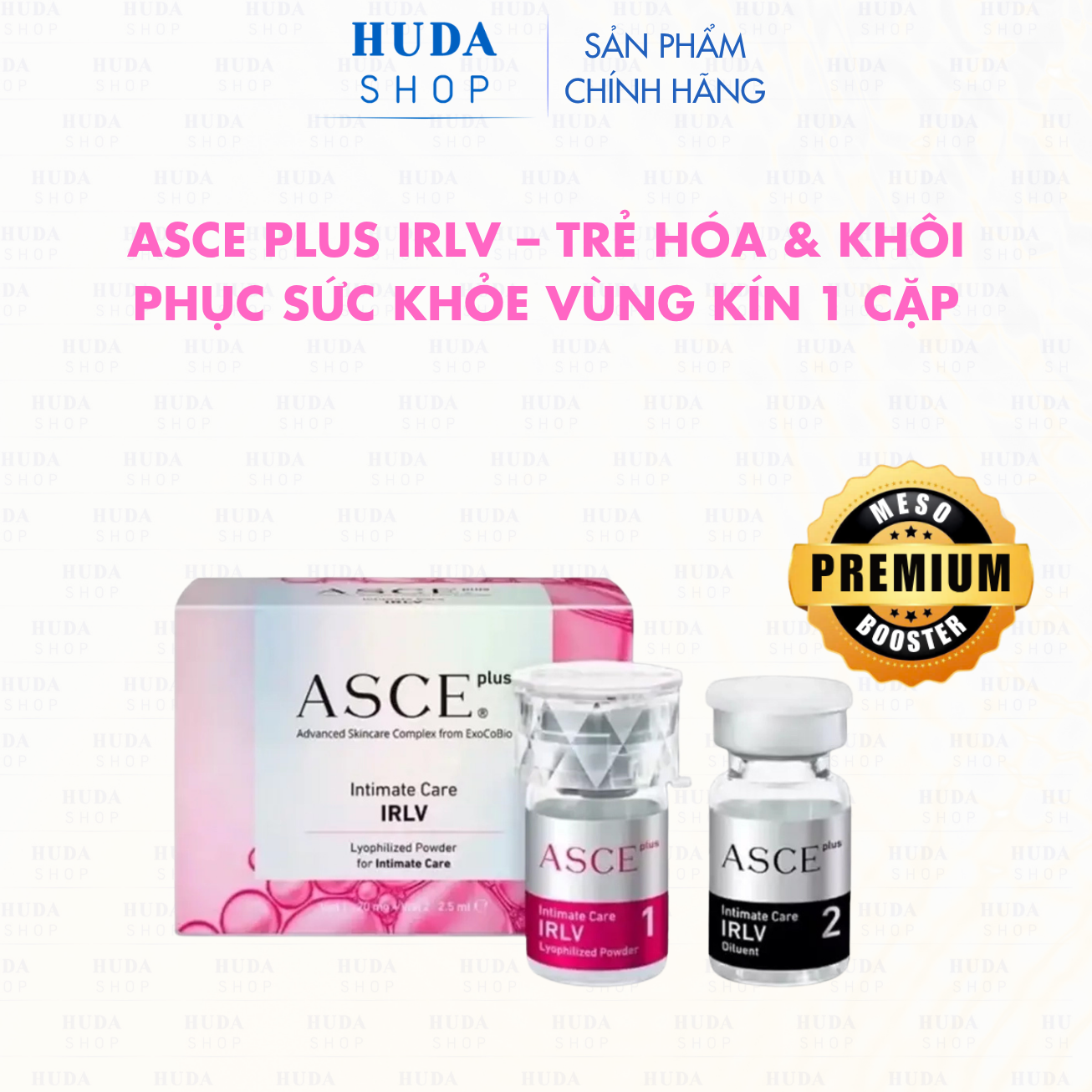 ASCE Plus IRLV – Trẻ Hóa & Khôi Phục Sức Khỏe Vùng Kín