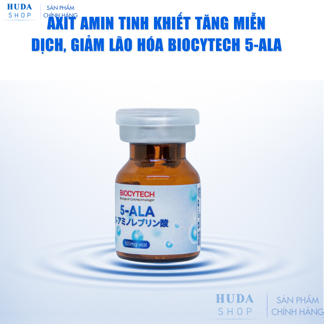 Axit amin tinh khiết tăng miễn dịch, giảm lão hóa Biocytech 5-ALA