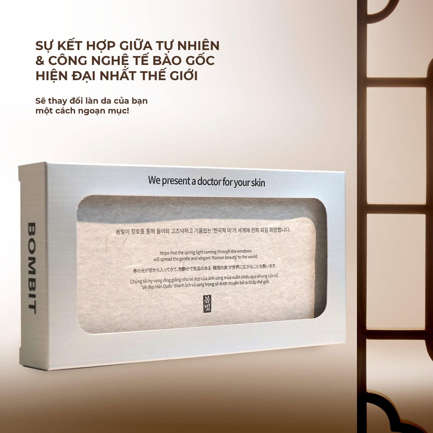 BOMBIT Slim Face thon gọn mặt, tan mỡ má, nọng cằm