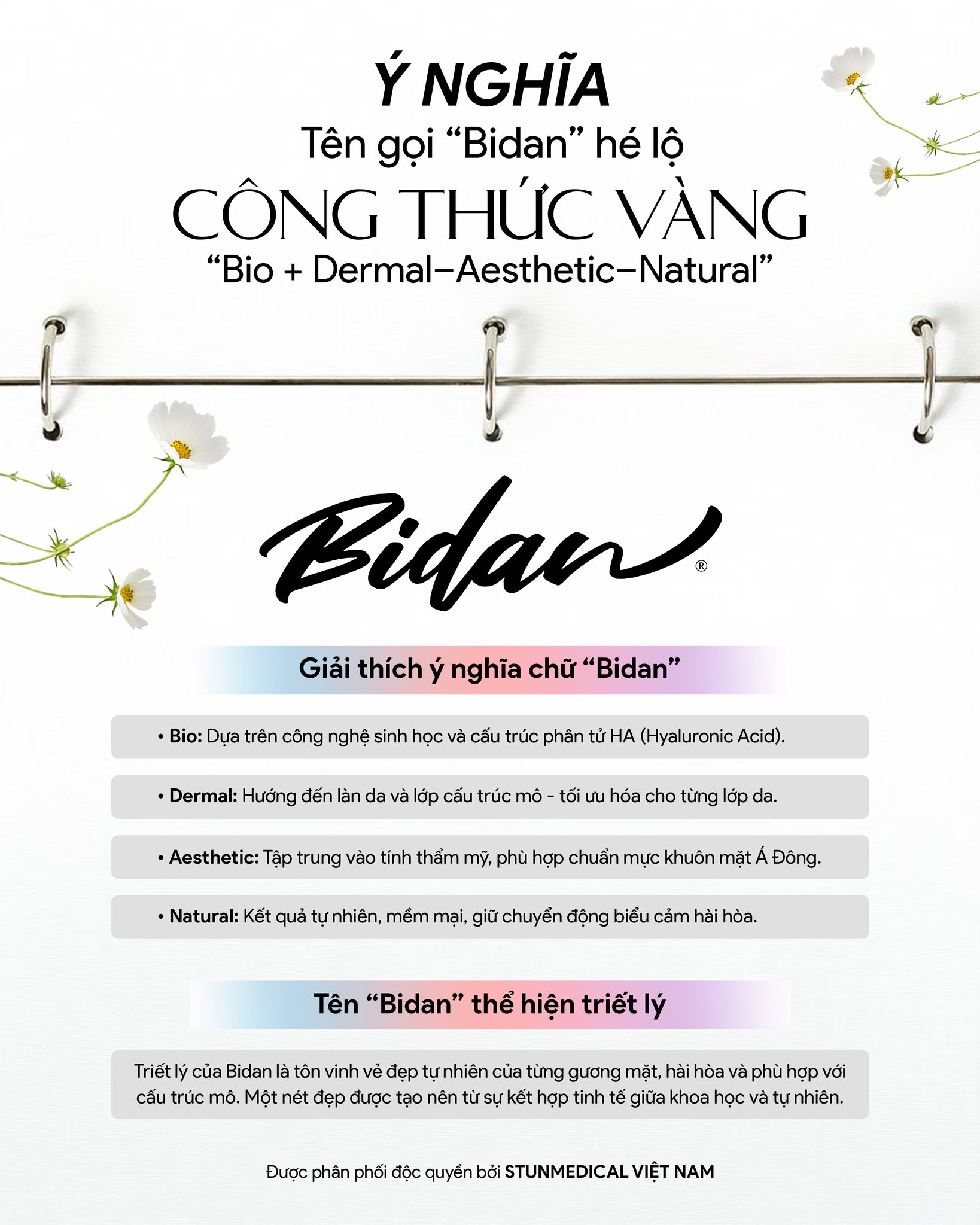 Chất Làm Đầy HA Bidan Hỗ Trợ Làm Đầy Nếp Nhăn, Tạo Hình Khuôn Mặt & Trẻ Hóa Da