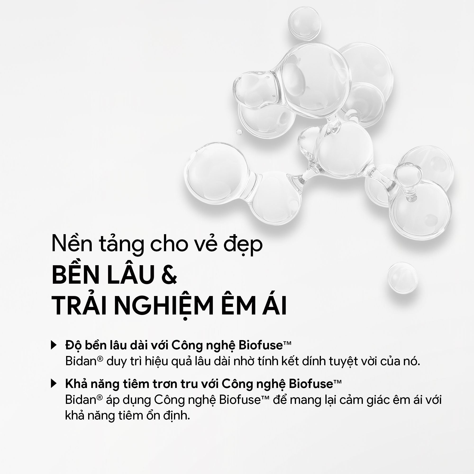 Chất Làm Đầy HA Bidan Hỗ Trợ Làm Đầy Nếp Nhăn, Tạo Hình Khuôn Mặt & Trẻ Hóa Da