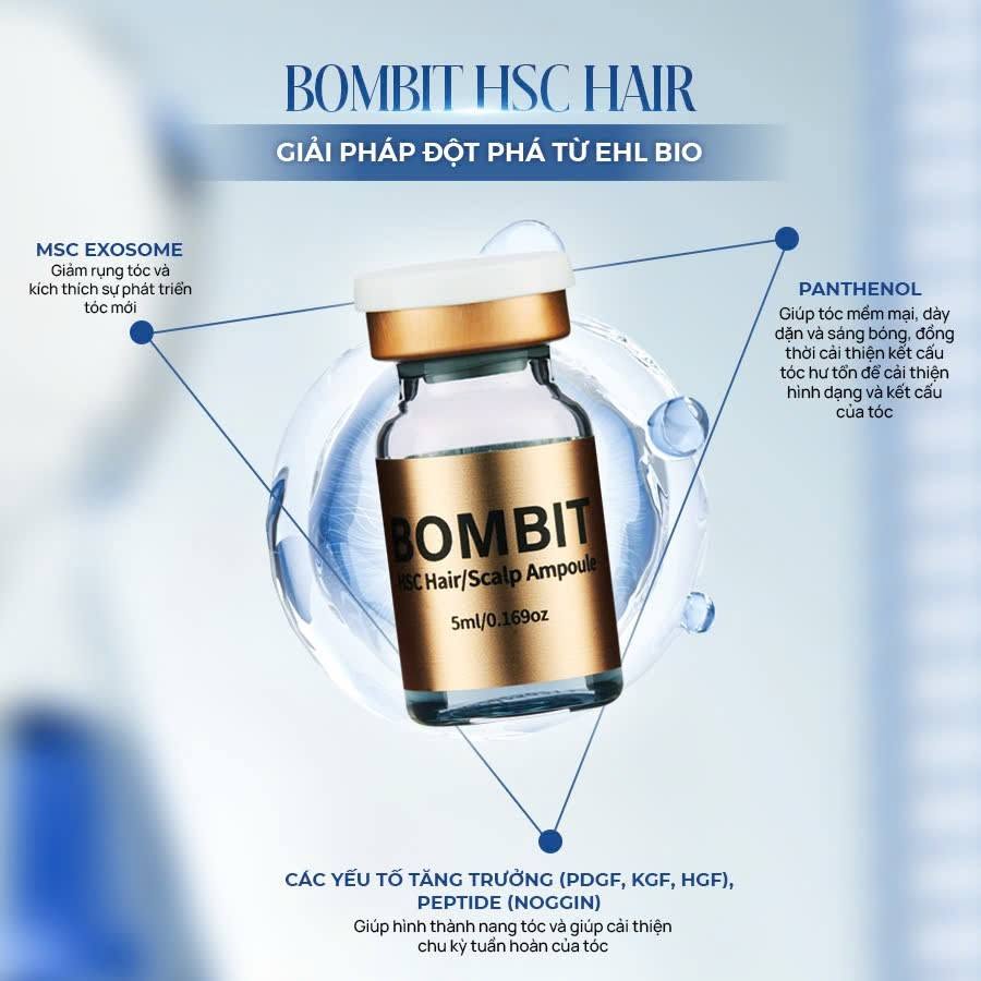 Bombit Hair Meso MSC Exosome hổ trợ mọc tóc, giảm rụng tóc