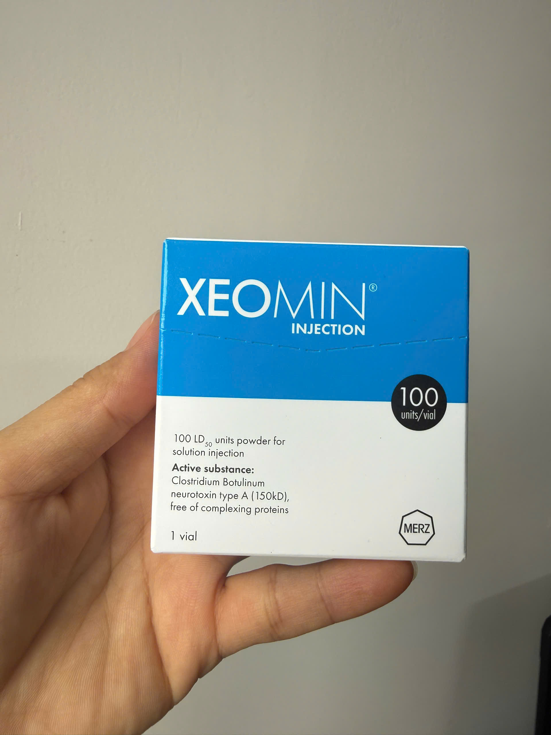 Botox giảm nếp nhăn, nâng cơ mặt XEOMIN BOTULINUM TOXIN