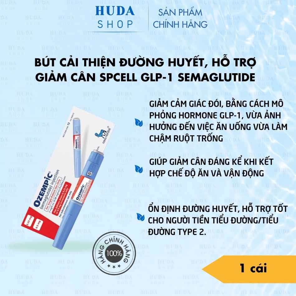 Bt ci thin ng huyt, h tr gim cn SPCell GLP-1 Semaglutide Bt ci thin ng huyt, h tr gim cn SPCell GLP-1 Semaglutide