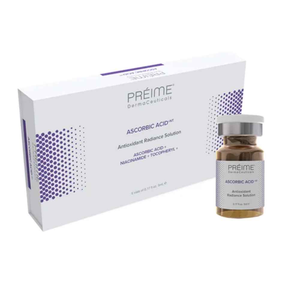 Dung dịch chống oxy hoá dưỡng sáng da Préime DermaCeuticals Ascorbic Acid + NT Antioxidant Radiace Solution